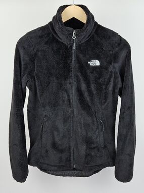 The North Face Osito Fleece Jacket XS Black Cozy Full Zip Soft